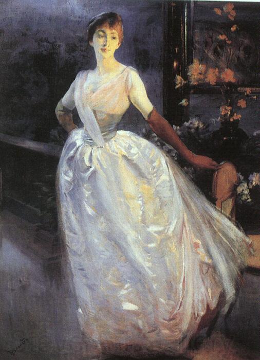 Albert Besnard Portrait of Madame Roger Jourdain Germany oil painting art